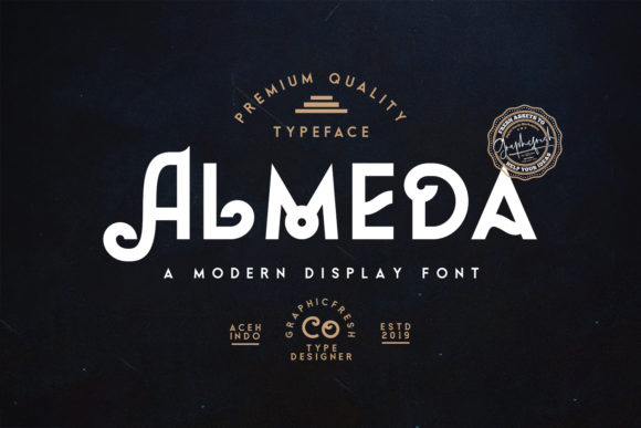Almeda: A Vintage-Inspired Display Font for Modern Design
