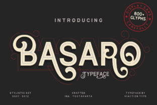 Basaro: A Timeless All-Caps Display Font