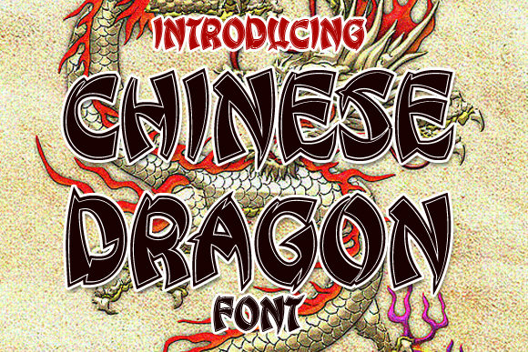 Chinese Dragon: A Bold Display Font Rooted in Calligraphic Tradition