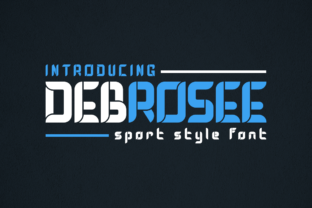 DEBROSEE: The Modern Luxury Font Redefining Masculine Brand Identity