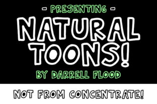 Discover the Charm of Natural Toons: A Unique Font for Creative Expression