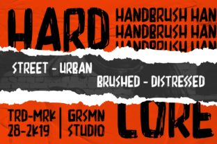 Hardcore: The Bold Font That Commands Attention