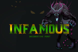Infamous: A Bold Display Font That Stands Out