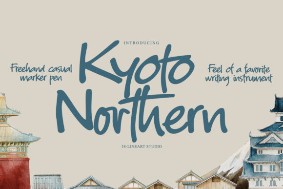Kyoto Northern: A Bold Display Font Rooted in Kyoto’s Urban Energy