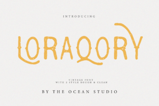 Loraqory: A Sweet, Modern Display Font