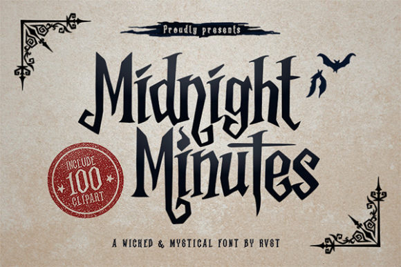 Midnight Minutes: The Gothic Display Font That Turns Headlines Into Spells