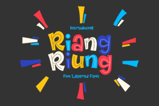 Riangriung: A Playful Font for Kids' Projects