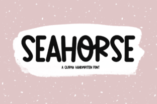Seahorse: A Quirky Handwritten Font for Strategic Design