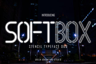 Softbox: A Modern, Rounded Display Font with a Cool Vibe