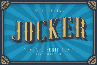 The Jocker Family: A Vintage Font for Modern Design
