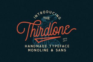 Thirdlone Family: Playful, Distinctive Display Typography