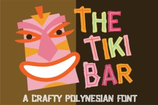 Tiki Bar: A Whimsical Font with Polynesian Roots