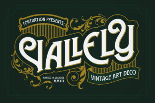 Vallely: A Timeless Art-Deco Serif for Modern Designers
